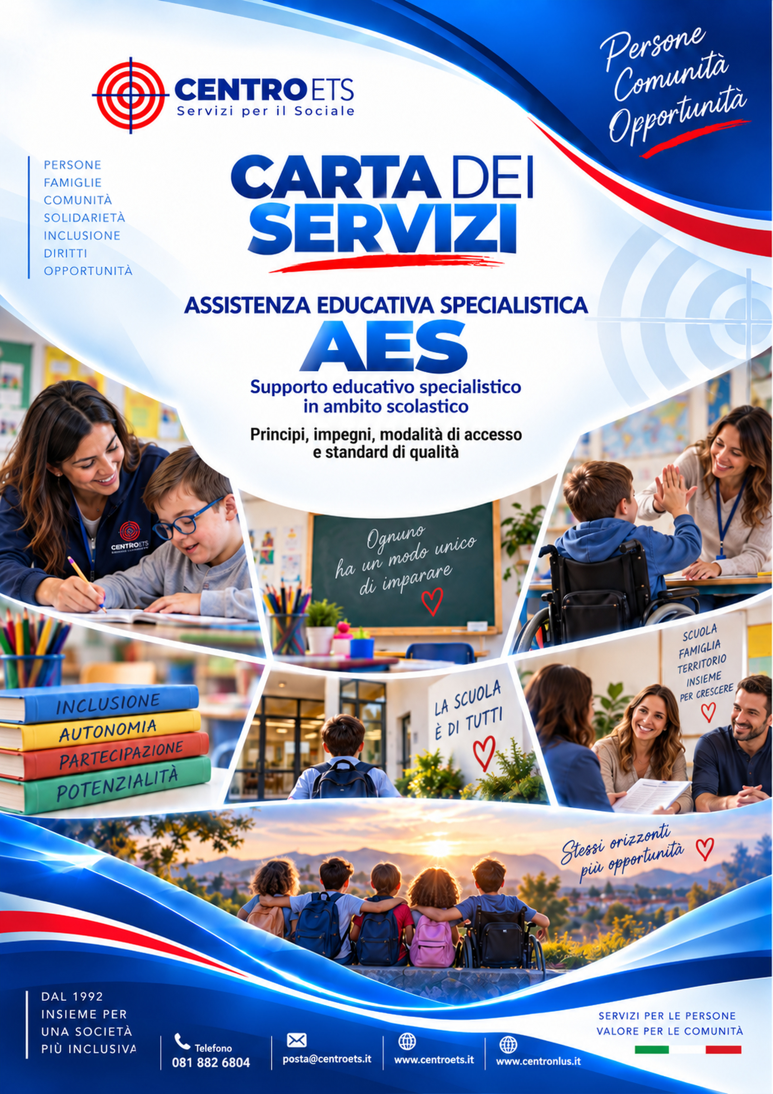 Copertina di Carta dei Servizi – Assistenza Educativa Specialistica