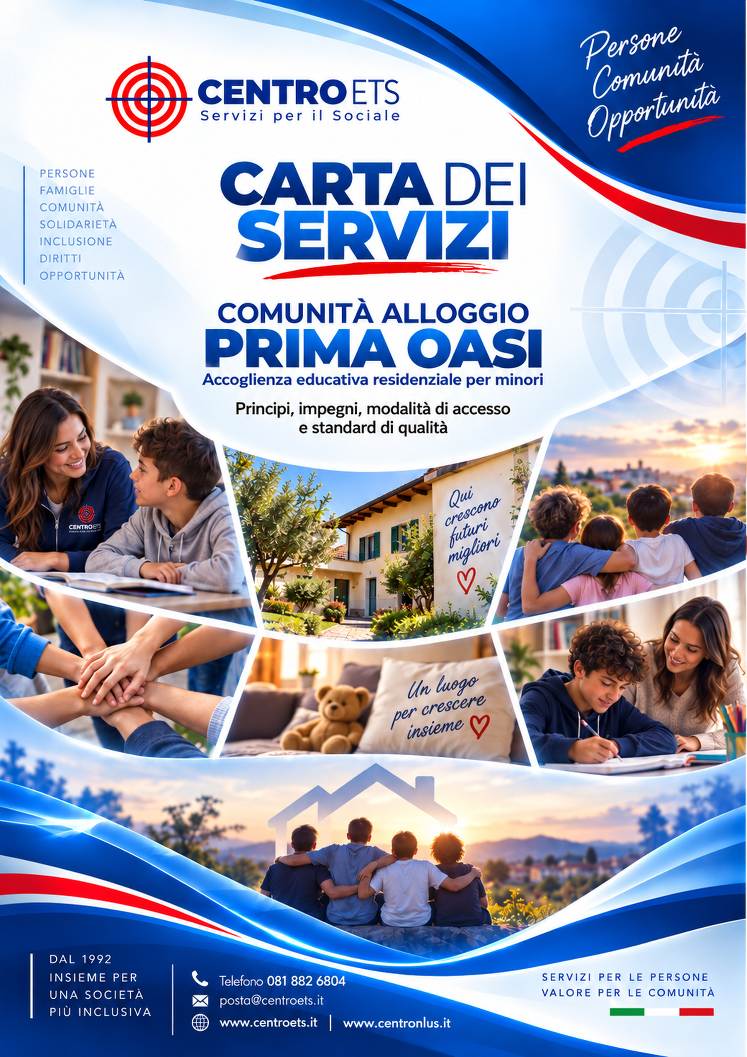 Copertina di Carta dei Servizi – Prima Oasi