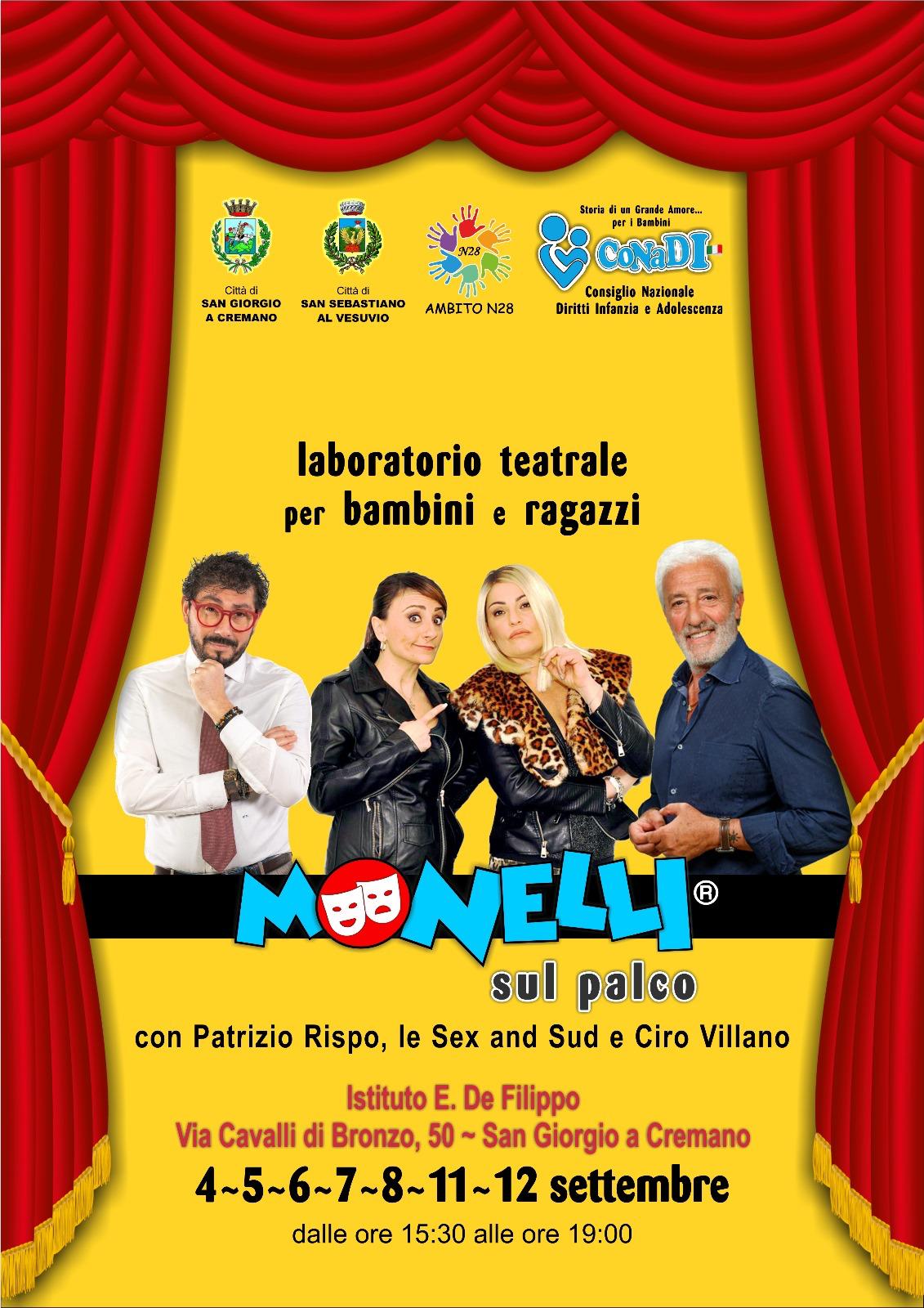 Monelli Sul Palco
Laboratorio Teatrale
