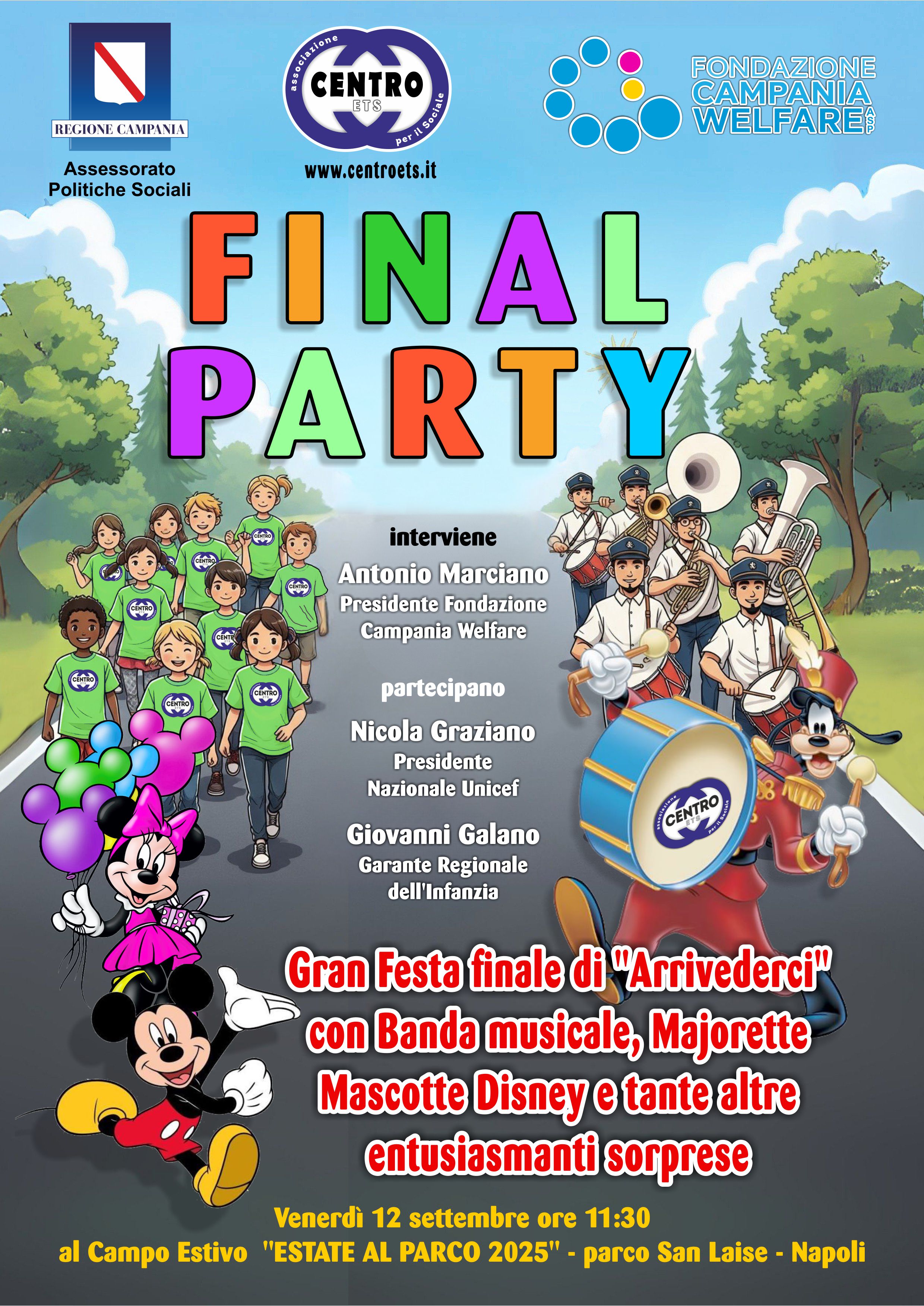 Final Party
Parco San Laise Ex Base Nato