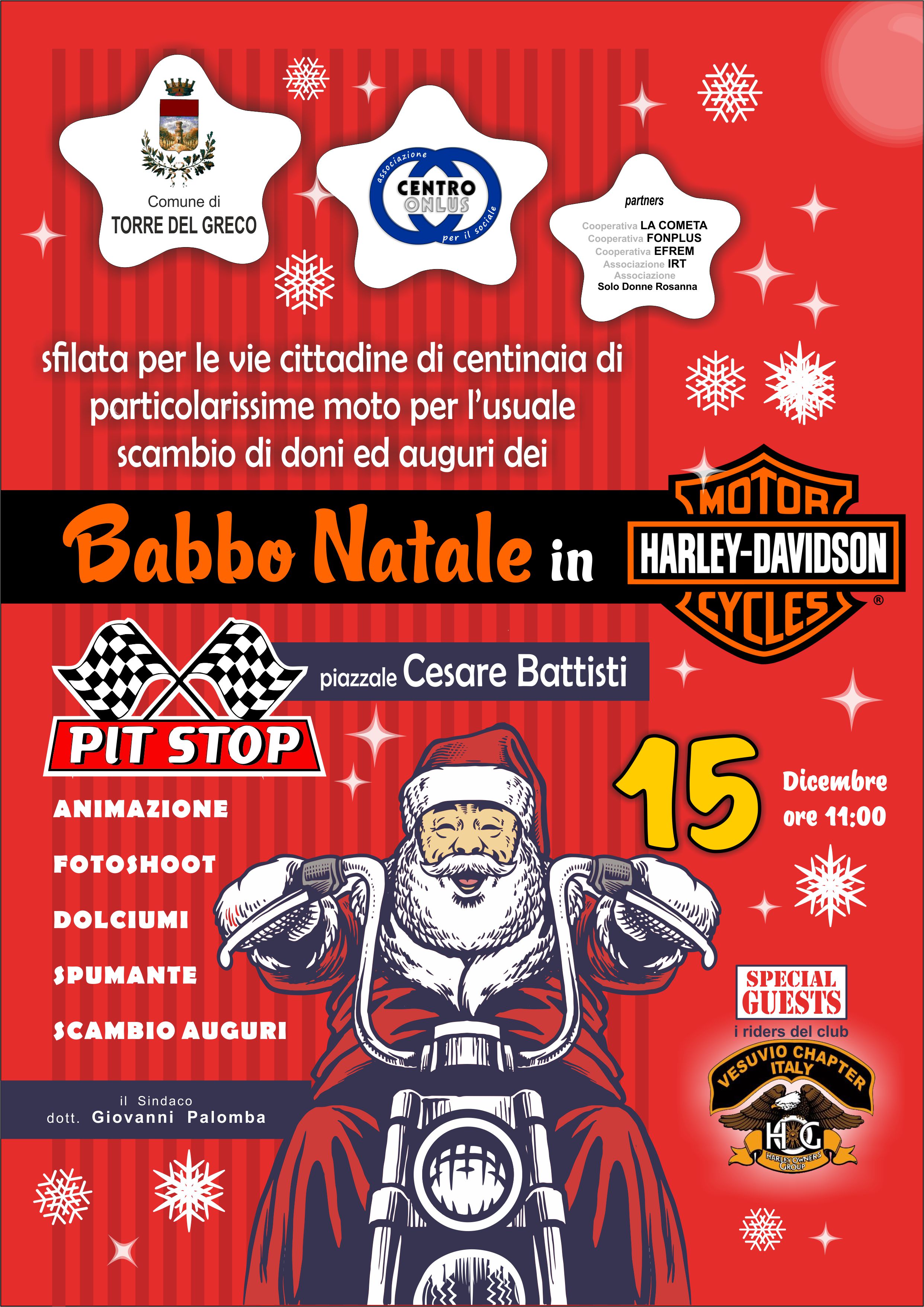 Babbo Natale In Moto
