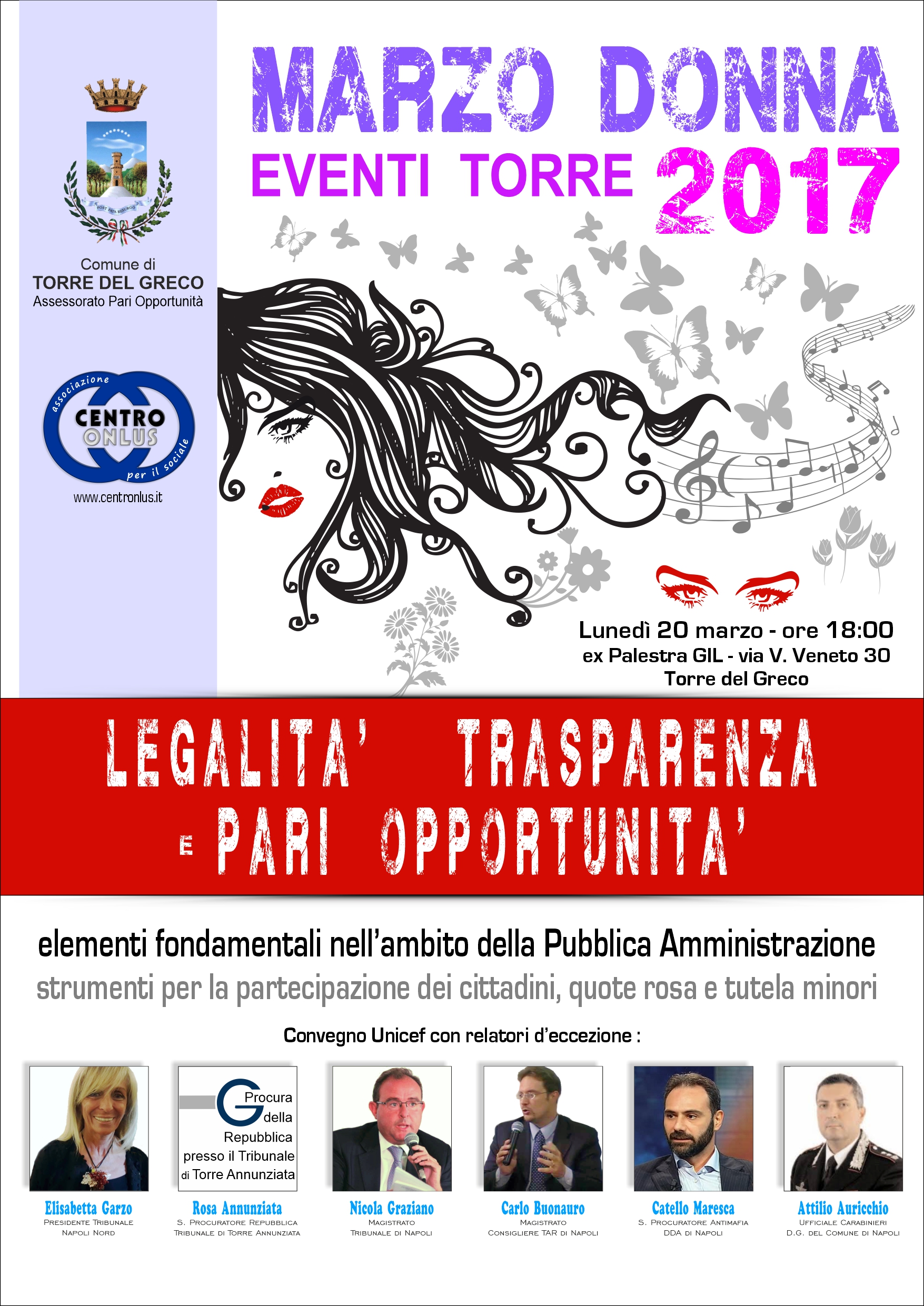 Marzo Donna 2017
Legalita Trasparenza E Pari Opportunita