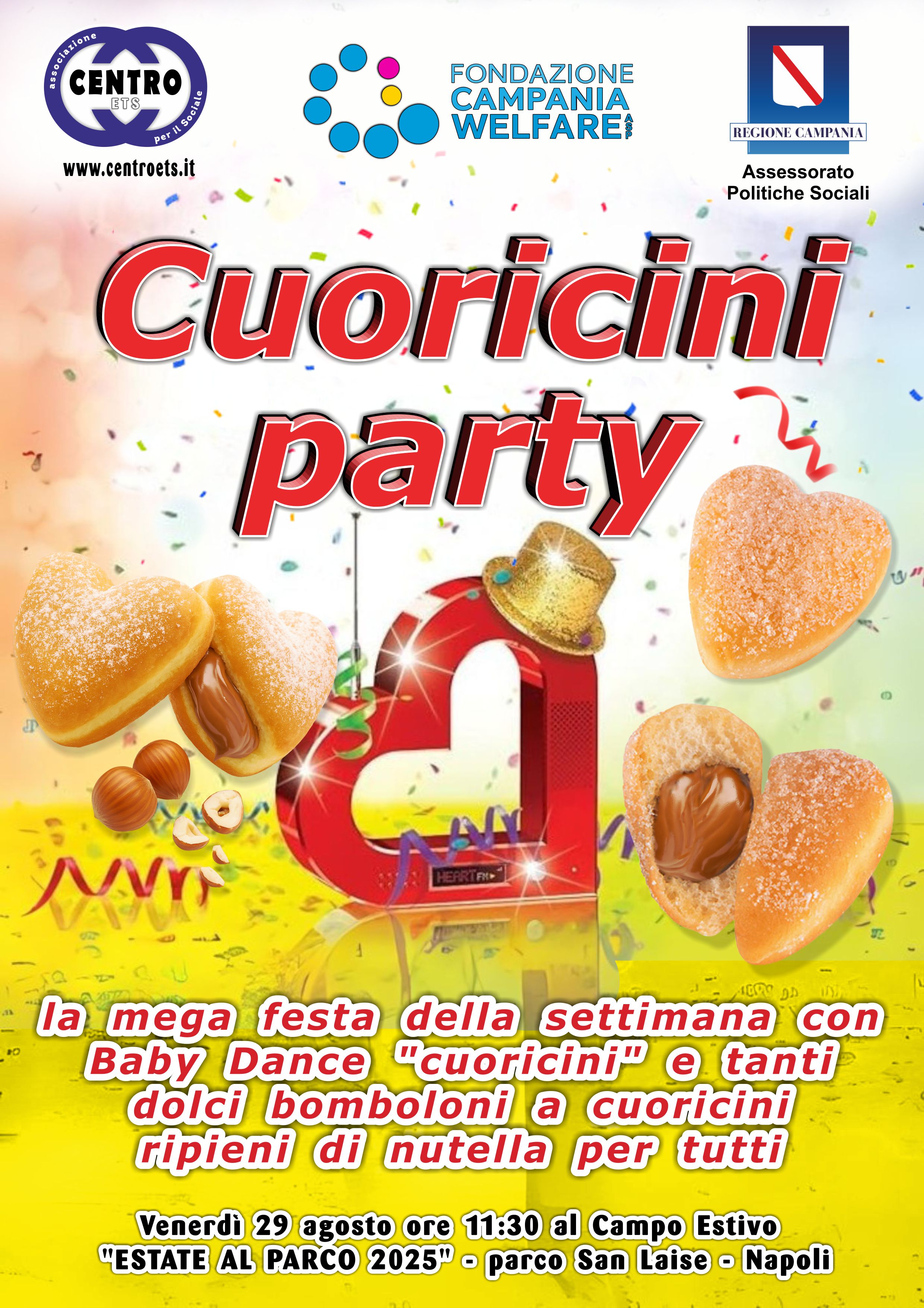 Cuoricini Party
Parco San Laise Ex Base Nato
