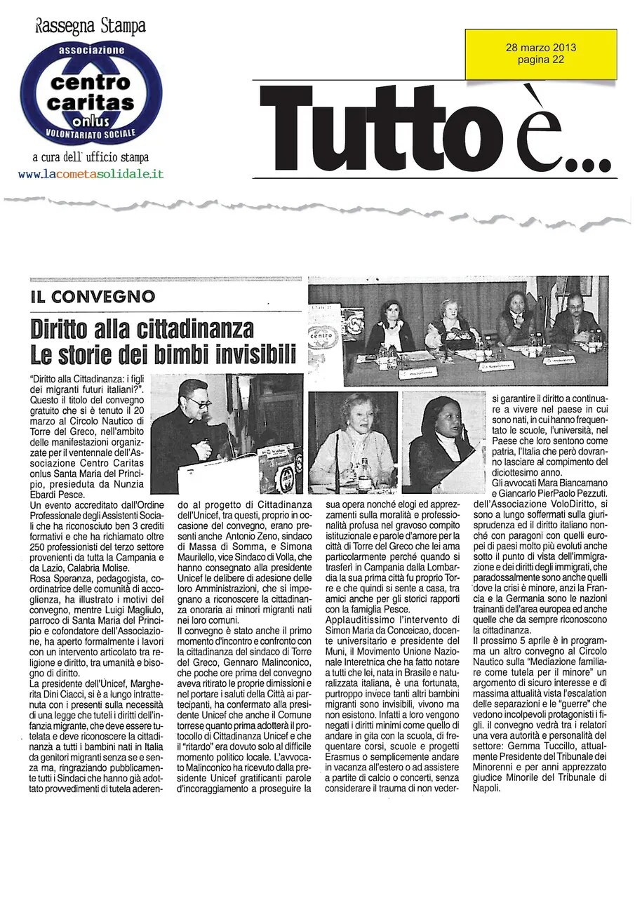 Anteprima: Diritto alla cittadinanza: le storie dei bimbi invisibili
