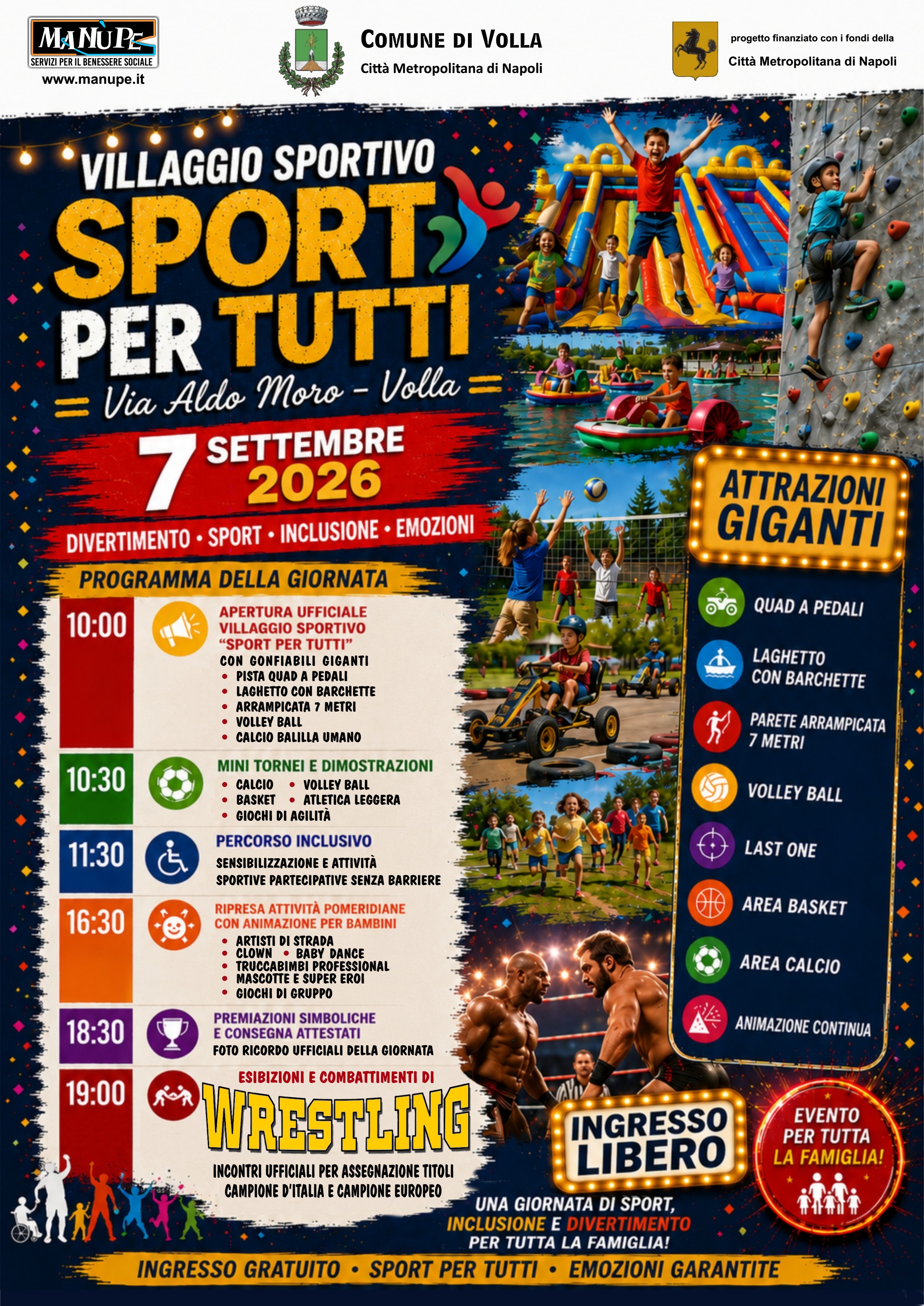 Sport per Tutti divertimento sport inclusione emozioni Volla