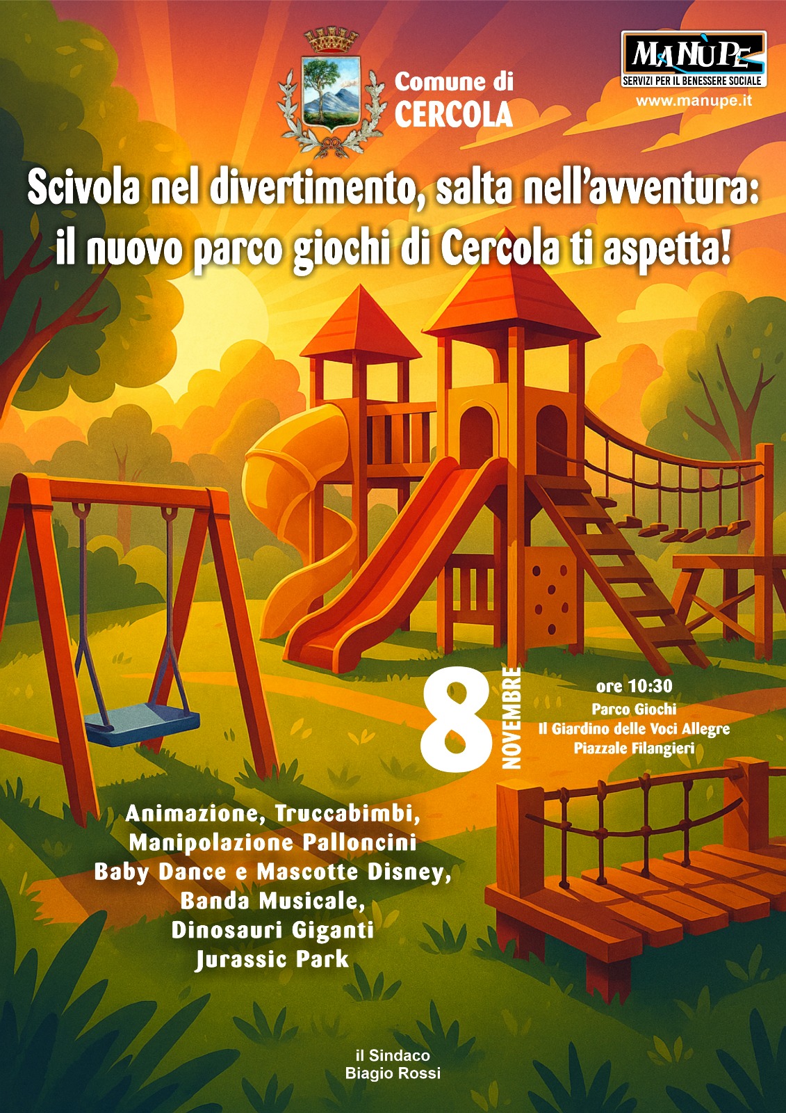 Grande Inaugurazione Giardino delle Voci Allegre Cercola