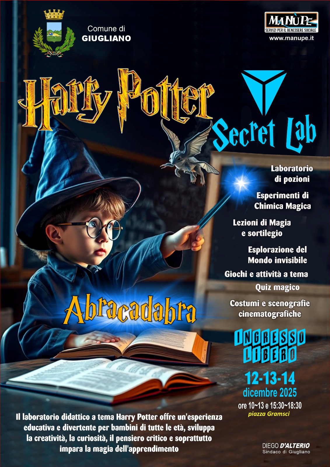 Harry Potter Laboratori Magia Secret Lab Giugliano