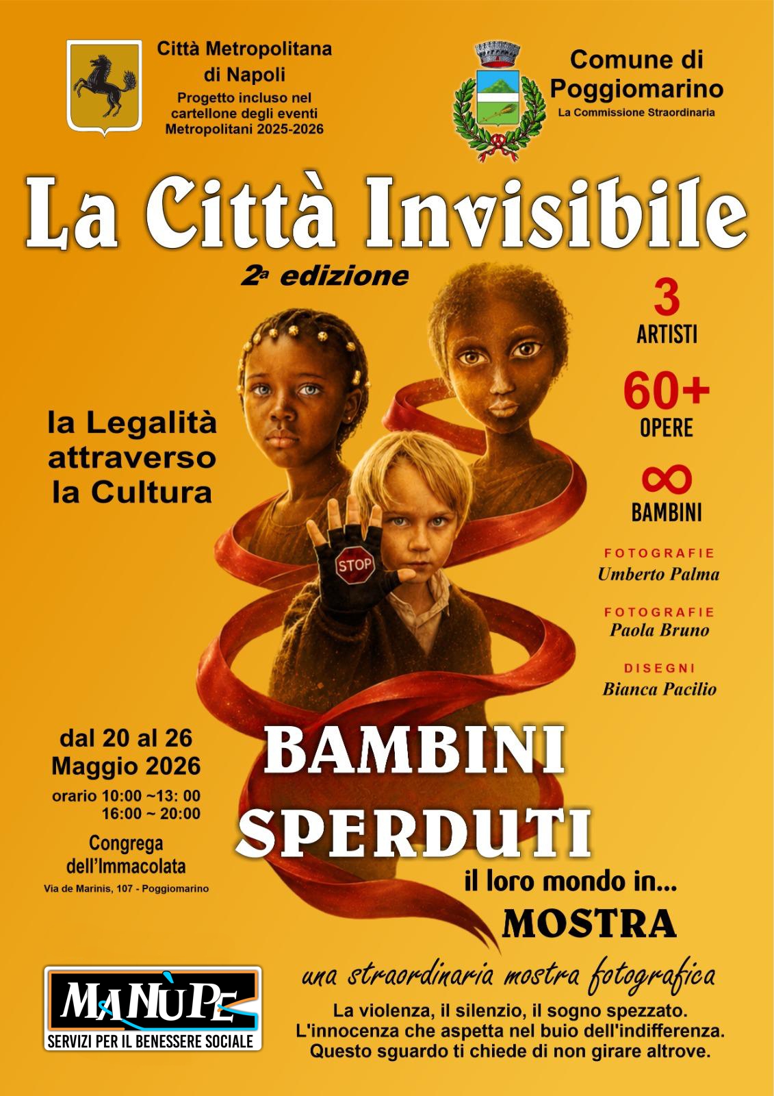 Bambini Sperduti una straordinaria mostra fotografica Poggiomarino
