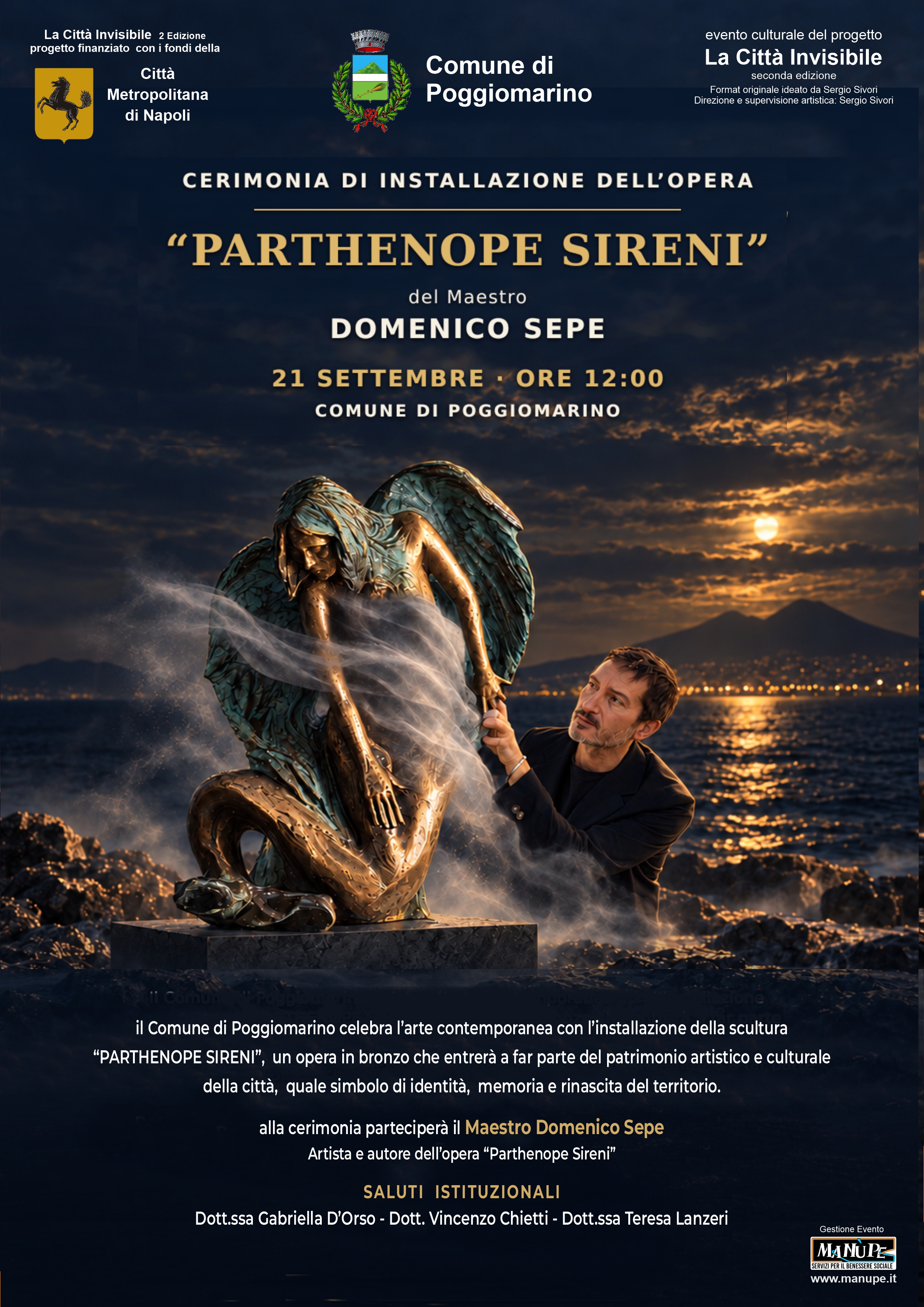 Parthenope Sireni opera maestro Domenico Sepe