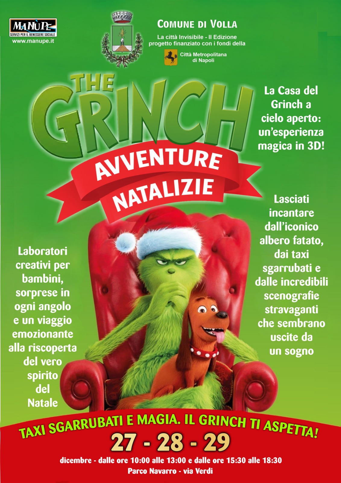 Grinch Laboratori Avventure Natalizie Volla